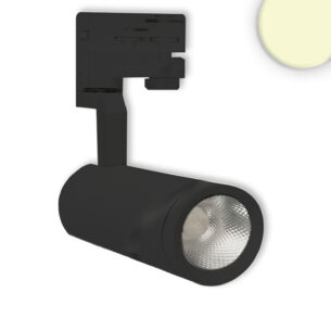 3-PH Schienen-Strahler, 15W, 38°, schwarz, warmweiß