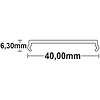 Abdeckung COVER106 opal 200cm