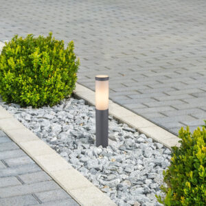 115012_2 Pollerleuchte 450 anthrazit, IP44, 1x E27 Fassung, exkl. Leuchtmittel