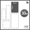 Infrarotheizung Spiegel für ca. 10m2