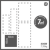 Infrarotheizung Spiegel für ca. 7m2