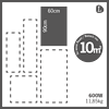 Infrarotheizung Keramik für ca. 10m2