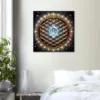 LED Hängeleuchte UGR<19 2H, schwarz, 60W|70W, IP42, DN800, 2700|3000|4000K, dimmbar, exkl. Kabel