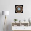 LED Hängeleuchte UGR<19 2H, schwarz, 60W|70W, IP42, DN800, 2700|3000|4000K, dimmbar, exkl. Kabel