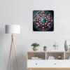 LED Hängeleuchte UGR<19 2H, schwarz, 20W|30W, IP42, DN400, 2700|3000|4000K, dimmbar, exkl. Kabel