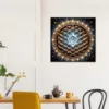 LED Hängeleuchte UGR<19 2H, schwarz, 60W|70W, IP42, DN800, 2700|3000|4000K, dimmbar, exkl. Kabel