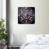 LED Hängeleuchte UGR<19 2H, schwarz, 20W|30W, IP42, DN400, 2700|3000|4000K, dimmbar, exkl. Kabel