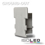 Endkappe für Profil GROUND-OUT12 silber