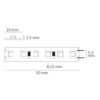 LED HEQ840 Flexband Classic, 24V DC, 16W, IP20, 4000K, 5m Rolle, 120 LED/m