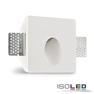 Gips Wand-Einbauleuchte, für G4/MR11 Spots, kleine Bauform