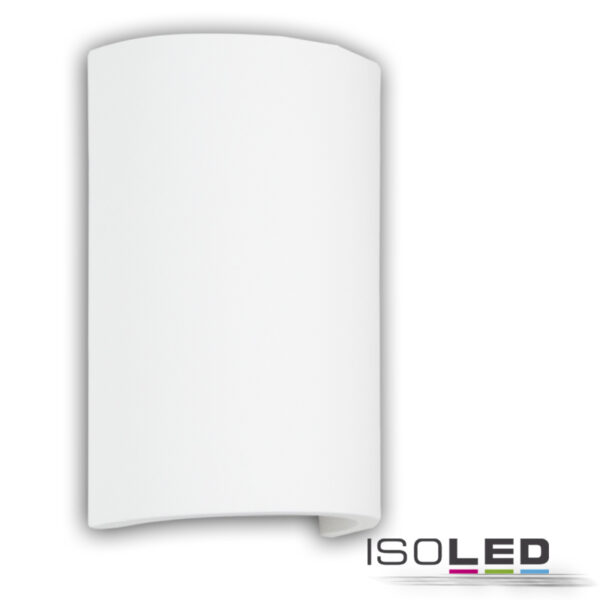 LED Gips-Wandleuchte Up&Down, 3W+3W, rund, warmweiß