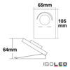 Sys-One single color 1 Zone Tisch-Drehknopf-Fernbedienung mit Batterie