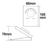 Sys-One RGB 1 Zone Tisch-Fernbedienung mit Batterie
