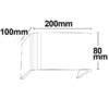 LED Wandleuchte Up&Down 6W, IP40, weiß, warmweiß