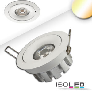 LED Einbaustrahler SUNSET, weiß, 15W, 45°, 2200-3100K, Dimm-to-warm