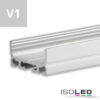 LED Aufbauprofil SURF24 FLAT V1 Aluminium eloxiert, 200cm