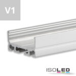 LED Aufbauprofil SURF24 FLAT V1 Aluminium eloxiert, 200cm