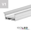LED Einbauprofil DIVE24 FLAT V1 Aluminium eloxiert, 200cm