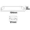 LED Trafo 24V/DC, 0-100W, SELV