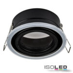 Einbaurahmen Sys-68 für GU10/MR16 Spots, IP65, inkl. GU10 Sockel u. Glaslinse (exkl. Cover)