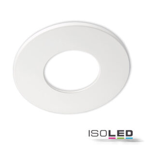 Cover Aluminium rund weiß matt für Sys-68