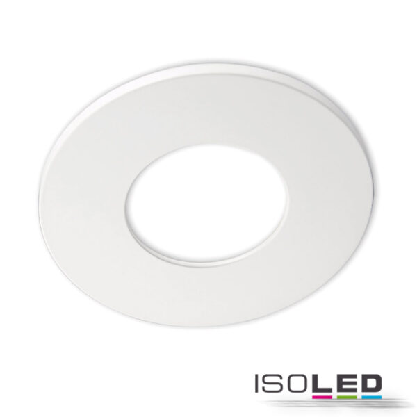 Cover Aluminium rund weiß matt für Sys-68