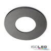 Cover Aluminium rund schwarz matt für Sys-68
