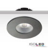 Cover Aluminium rund schwarz matt für Sys-68