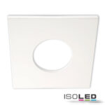 Cover Aluminium eckig weiß matt für Sys-68