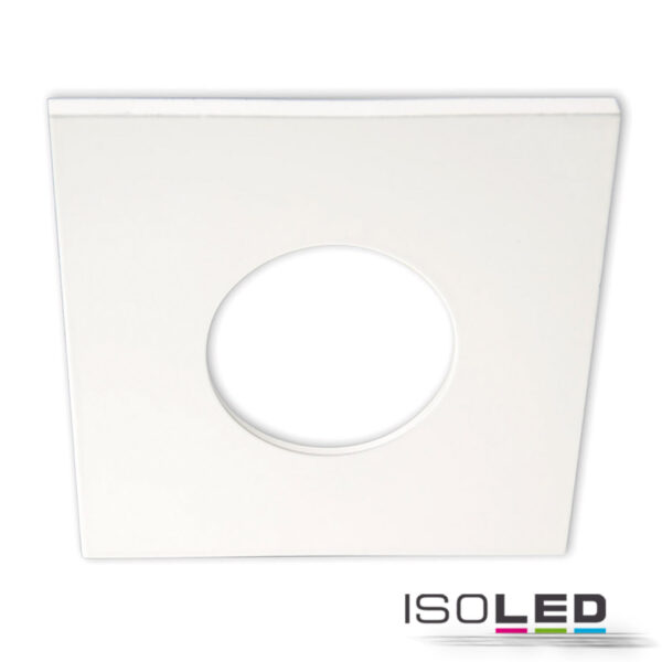 Cover Aluminium eckig weiß matt für Sys-68
