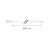 MiniAMP Anschlussstecker male, 100cm, 2-polig, weiß, max. 3A