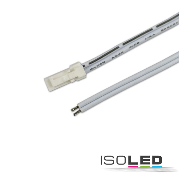 MiniAMP Anschlussstecker male, 100cm, 2-polig, weiß, max. 3A