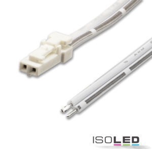 MiniAMP Anschlussstecker male, 30cm, 2-polig, weiß, max. 3A