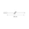 MiniAMP Anschlussstecker male, 30cm, 2-polig, weiß, max. 3A