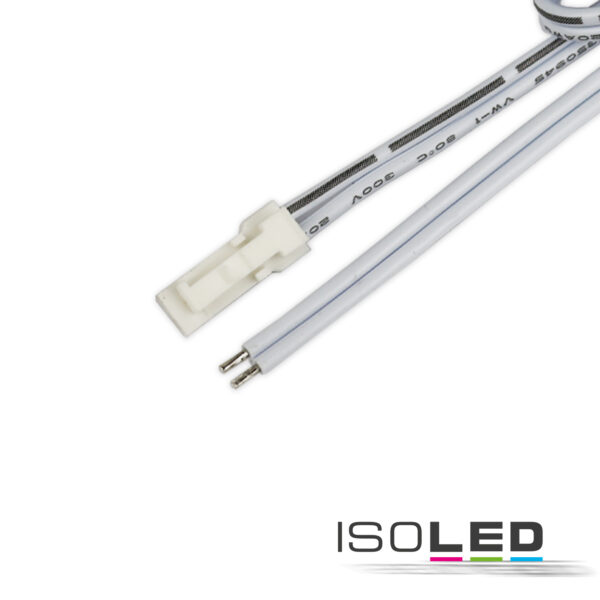 MiniAMP Anschlussstecker male, 30cm, 2-polig, weiß, max. 3A