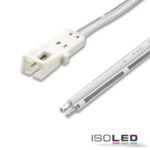 MiniAMP Anschlussbuchse female, 30cm, 2-polig, weiß, max. 3A