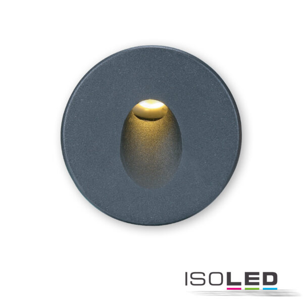 Cover Aluminium rund 1 schwarz für Sys-Wall68