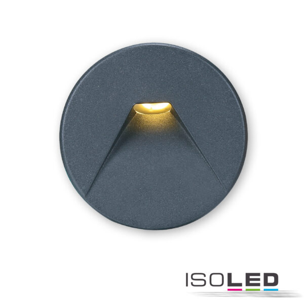 Cover Aluminium rund 2 schwarz für Sys-Wall68