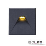 Cover Aluminium eckig 2 schwarz für Sys-Wall68