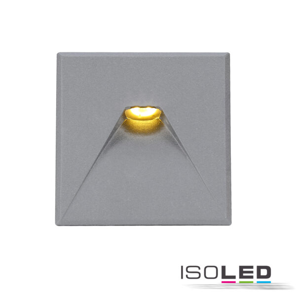 Cover Aluminium eckig 2 silbergrau für Sys-Wall68