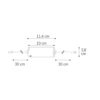 LED weißdynamischer Push/Funk PWM-Dimmer MiniAMP inkl. Fernbedienung 12-24V DC, 5A