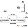 LED weißdynamischer Push/Funk PWM-Dimmer MiniAMP inkl. Fernbedienung 12-24V DC, 5A