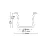 LED Einbauprofil PURE12 D Aluminium eloxiert, 200cm