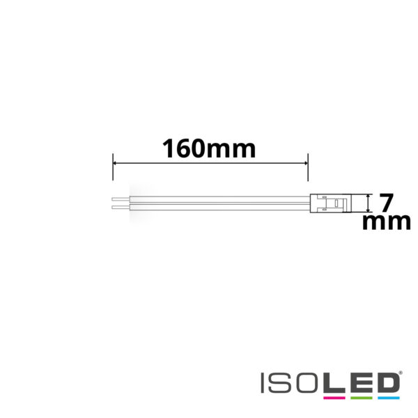 Kontakt-Kabelanschluss Universal (max. 5A) K2-26 für 2-pol. IP20 Flexstripes mit Breite 6mm