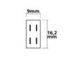 Kontakt-Verbinder Universal (max. 5A) K2-28 für 2-pol. IP20 Flexstripes mit Breite 8mm