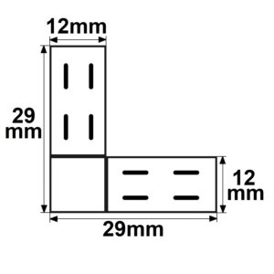 114870_Skizze Kontakt-Eck-Verbinder Universal (max. 5A) K2-210 für 2-pol. IP20 Flexstripes mit Breite 10mm