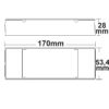 DALI DT8 1 Adresse Universal Push-Dim PWM-Dimmer, 4 Kanal, 12-36V 4x5A, 48V 4x3A