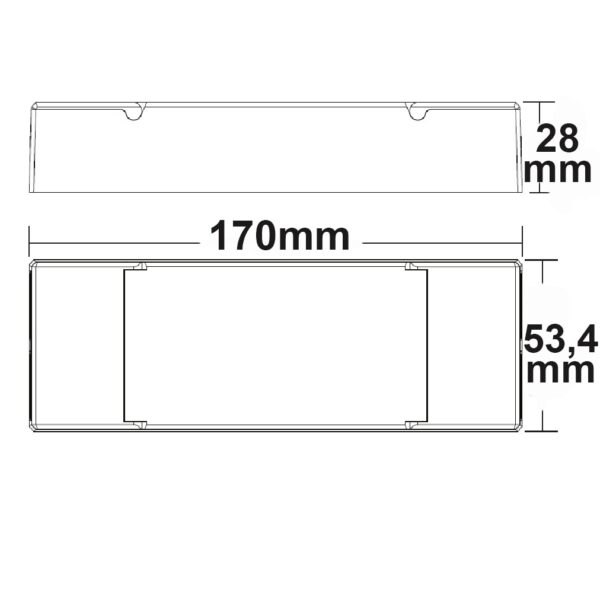 DALI DT8 1 Adresse Universal Push-Dim PWM-Dimmer, 4 Kanal, 12-36V 4x5A, 48V 4x3A