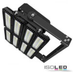 LED Flutlichtanlage 900W, 130x25°, 4 Module (Lichtpunkte), 1-10V dimmbar, 4000K, IP66 (ext. Trafo)