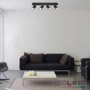 115000_2 Deckenstrahler nickel matt, 4xGU10 Fassung, exkl. Leuchtmittel